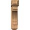 Ekena Millwork Merced Craftsman Smooth Bracket w/ Offset Brace, Western Red Cedar, 7 1/2"W x 32"D x 32"H BKT0806X32X32MRC04SWR - alternate 2